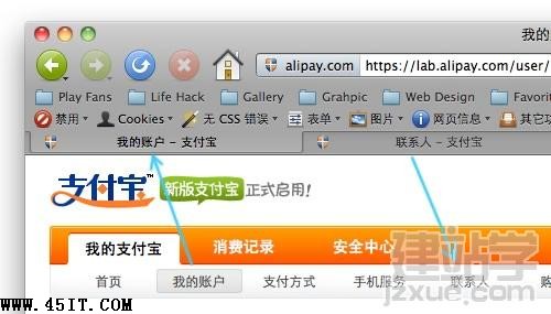 alipay web page title