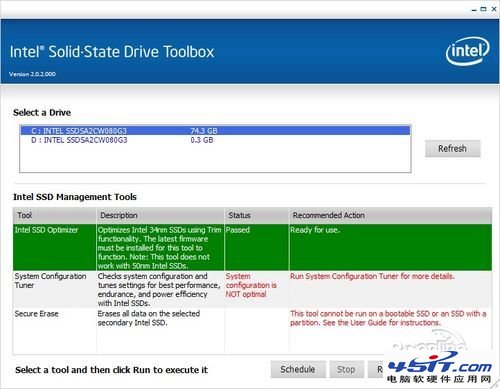 Intel SSD Toolbox