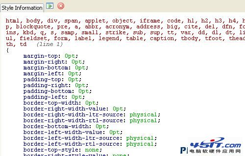 Reset-wd in The Principles Of Cross-Browser CSS Coding